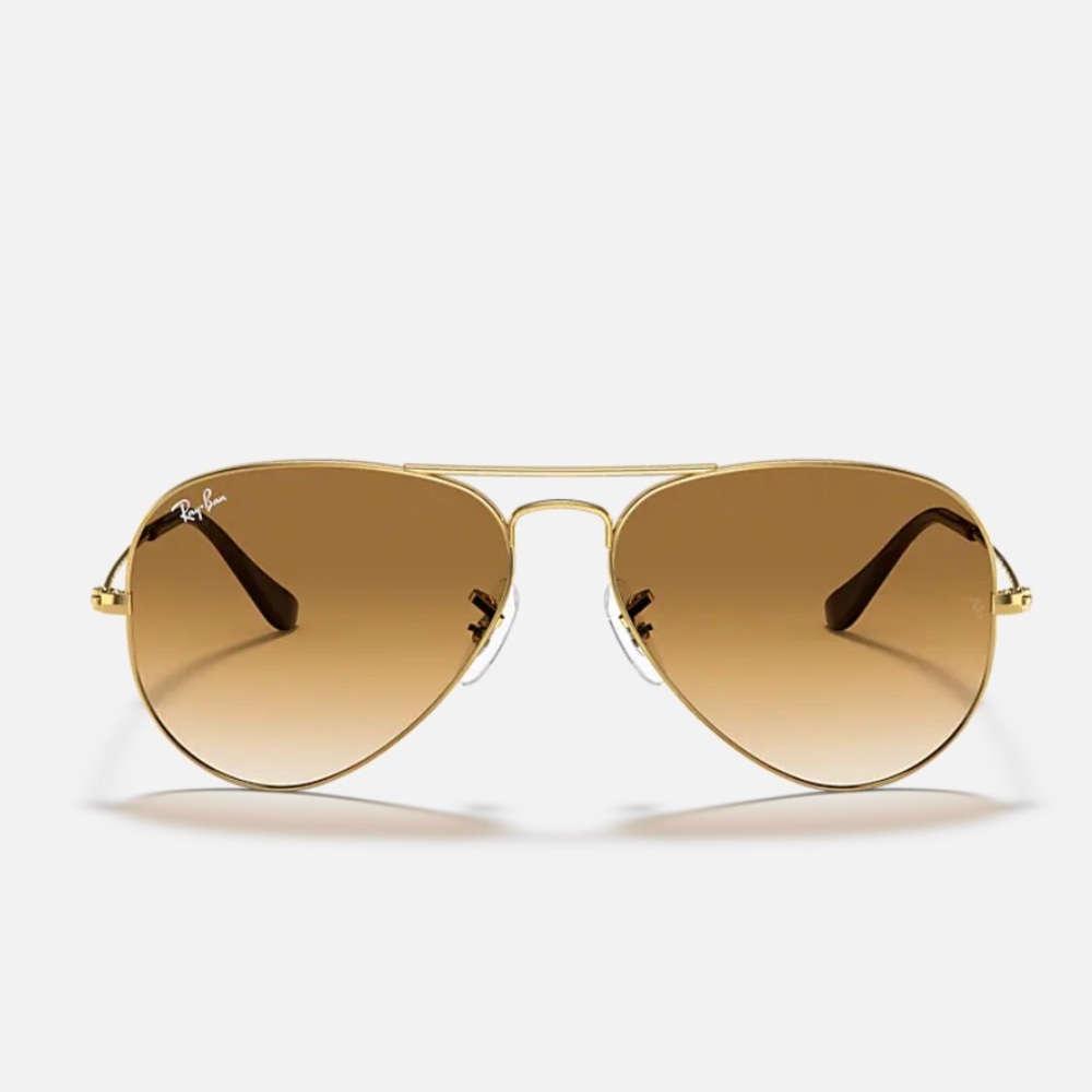 Gold aviator Ray bans
